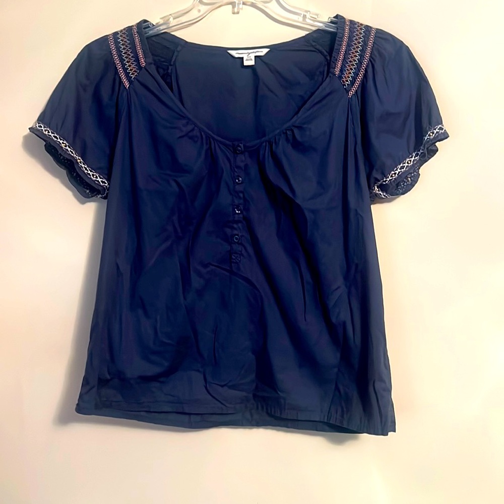 Navy Blouse